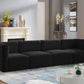 Quincy Velvet Modular Comfort Sofa