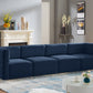 Quincy Velvet Modular Comfort Sofa