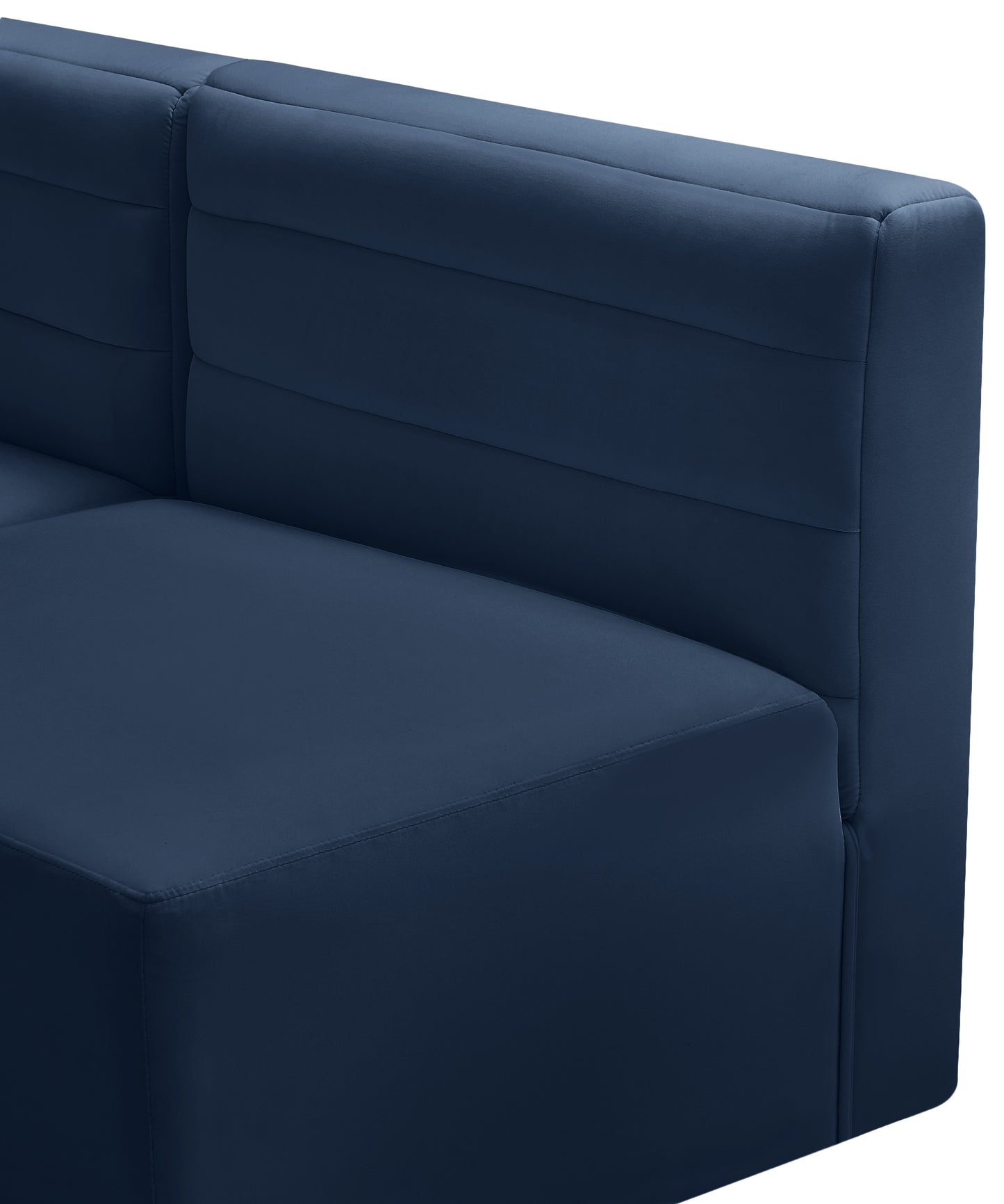 Quincy Velvet Modular Comfort Sofa