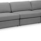 Beckham Linen Textured Modular 114" Sofa