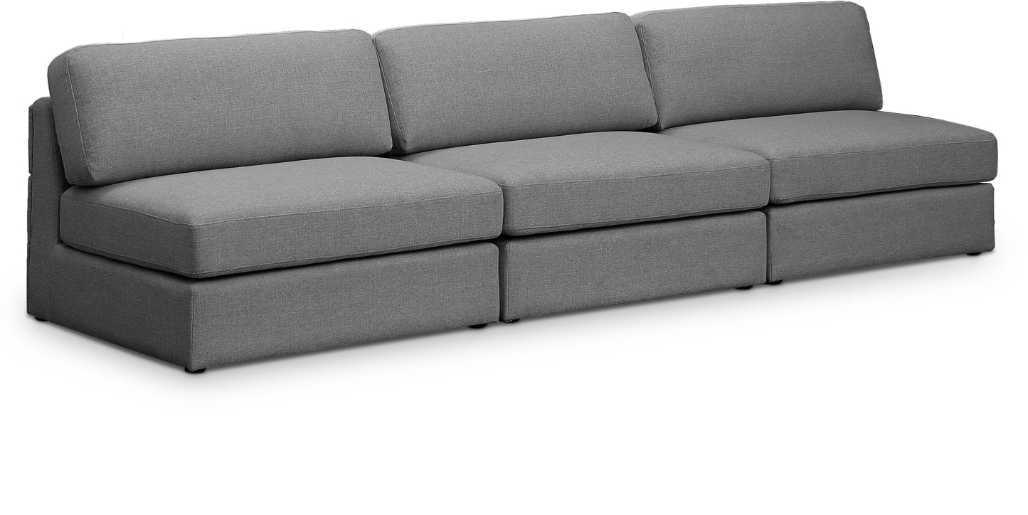 Beckham Linen Textured Modular 114" Sofa