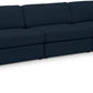 Beckham Linen Textured Modular 114" Sofa