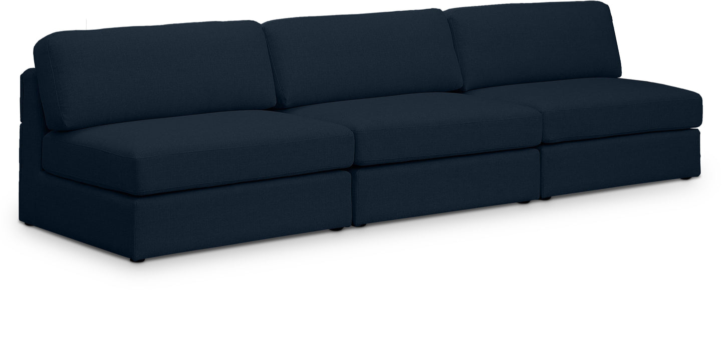 Beckham Linen Textured Modular 114" Sofa