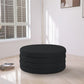 Aphia Boucle Fabric Ottoman | Coffee Table