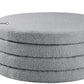 Aphia Boucle Fabric Ottoman | Coffee Table