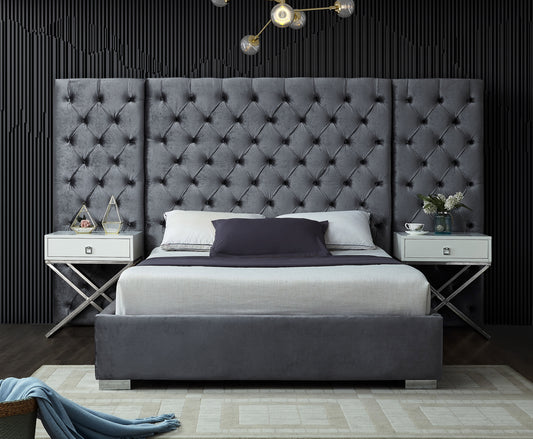 Grande Velvet Bed