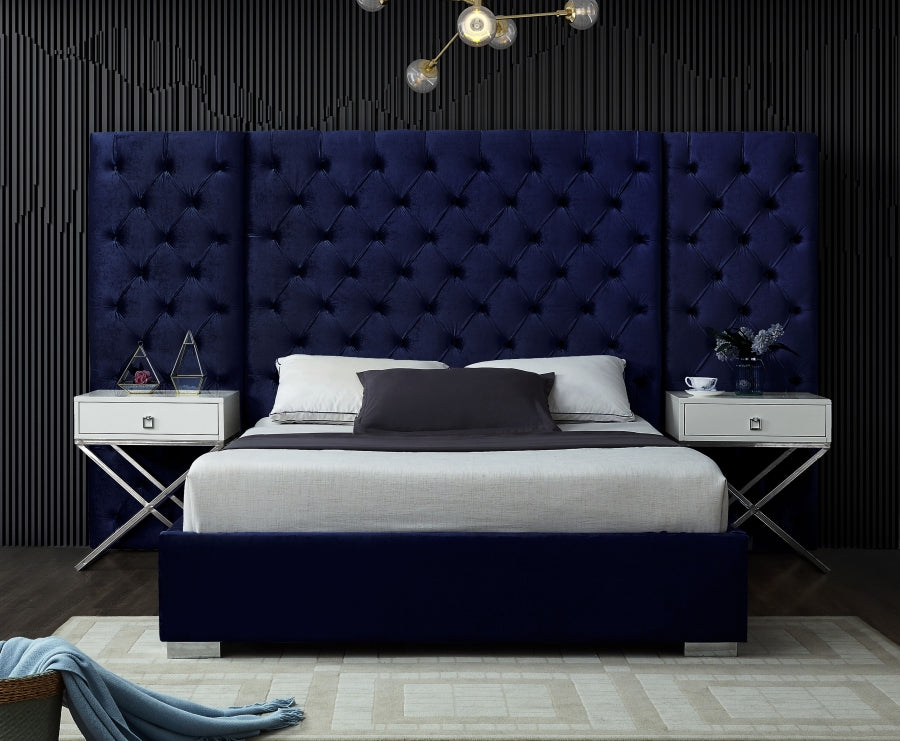 Grande Velvet Bed