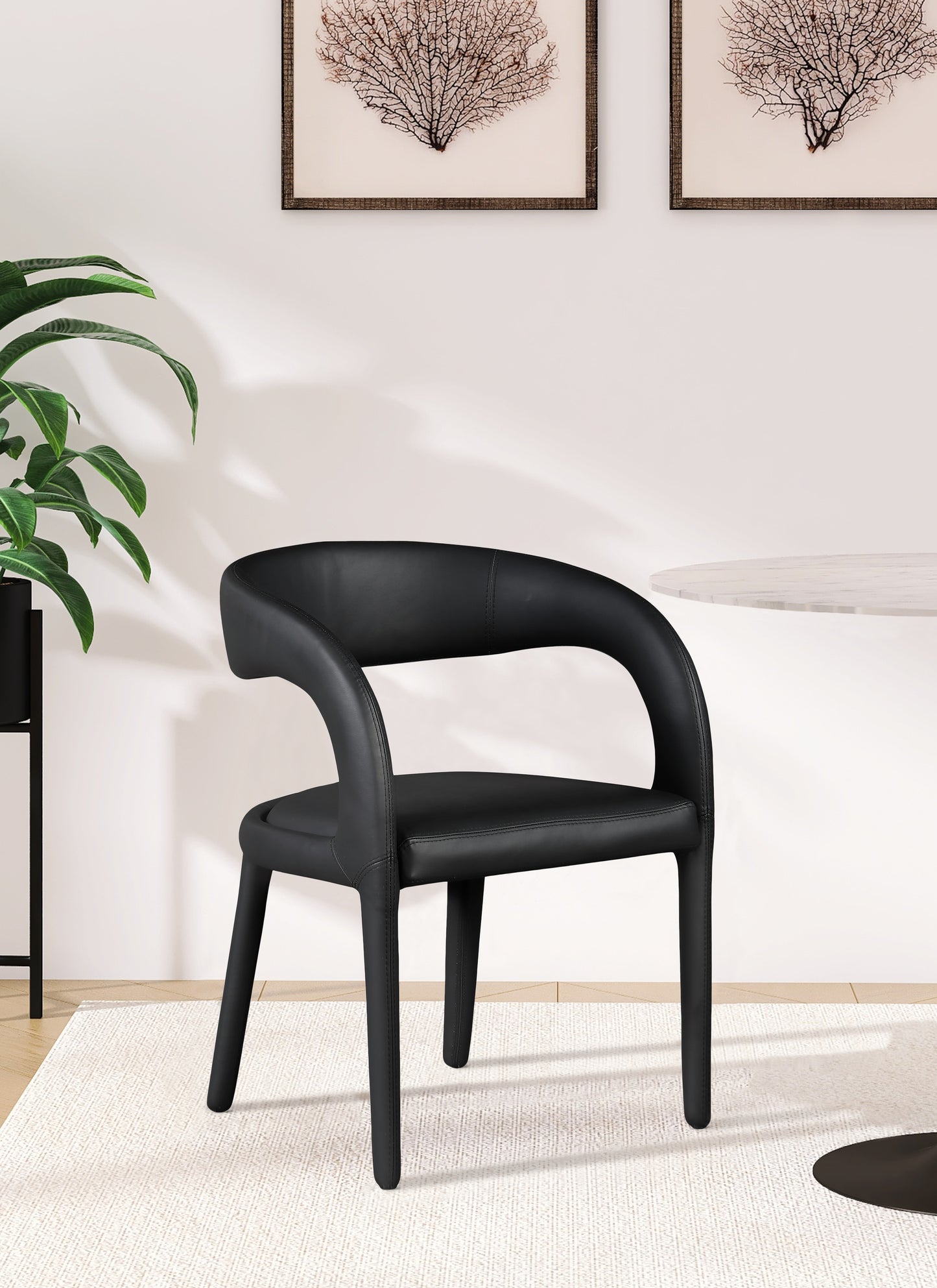 Sylvester Faux Leather Dining Chair