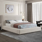 Devin Linen Textured Fabric Bed