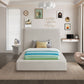 Devin Linen Textured Fabric Bed