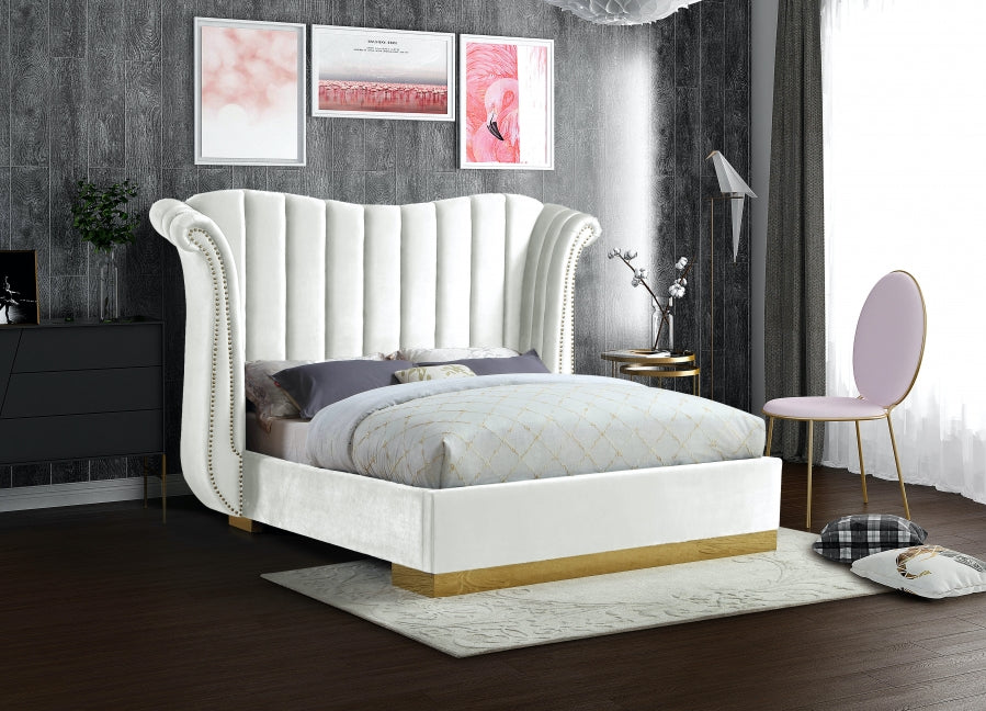 Flora Velvet Bed