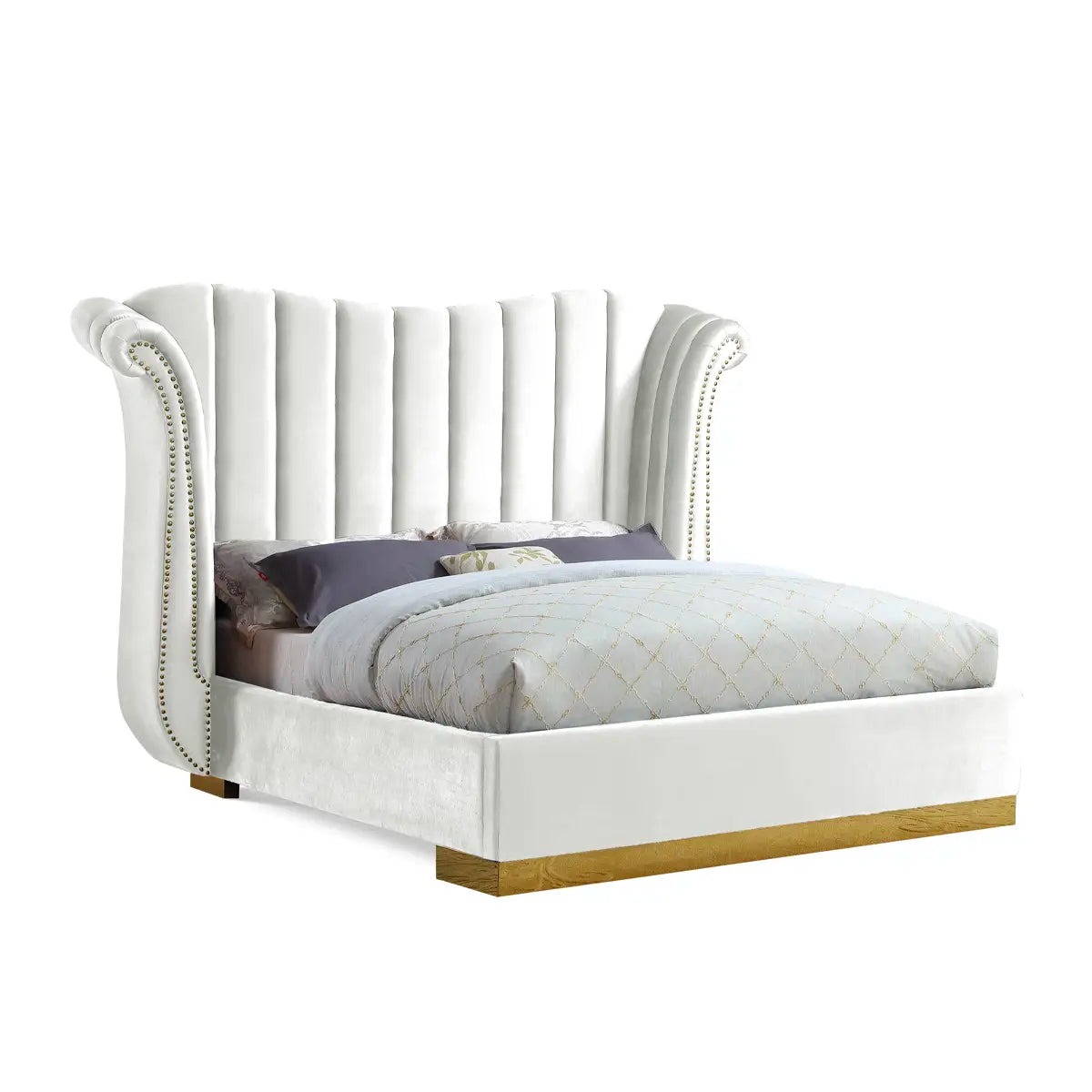 Flora Velvet Bed