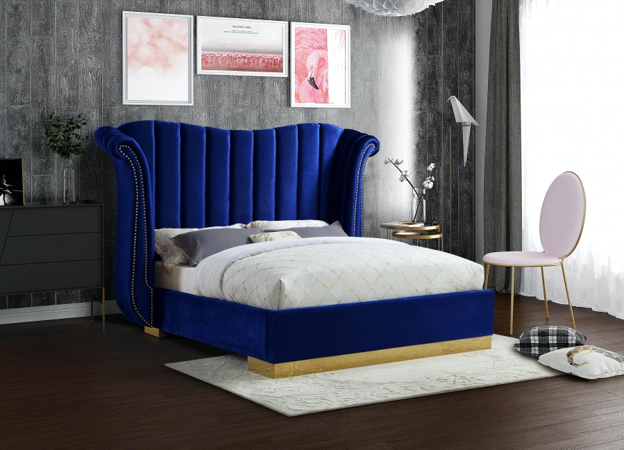 Flora Velvet Bed