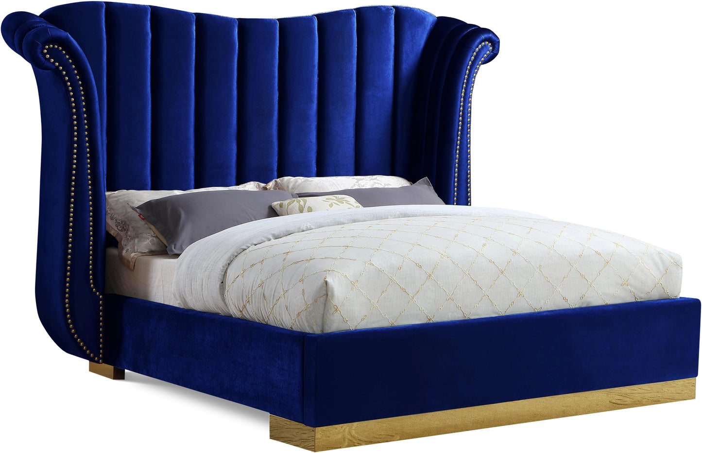 Flora Velvet Bed