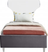 Ghost Velvet Bed