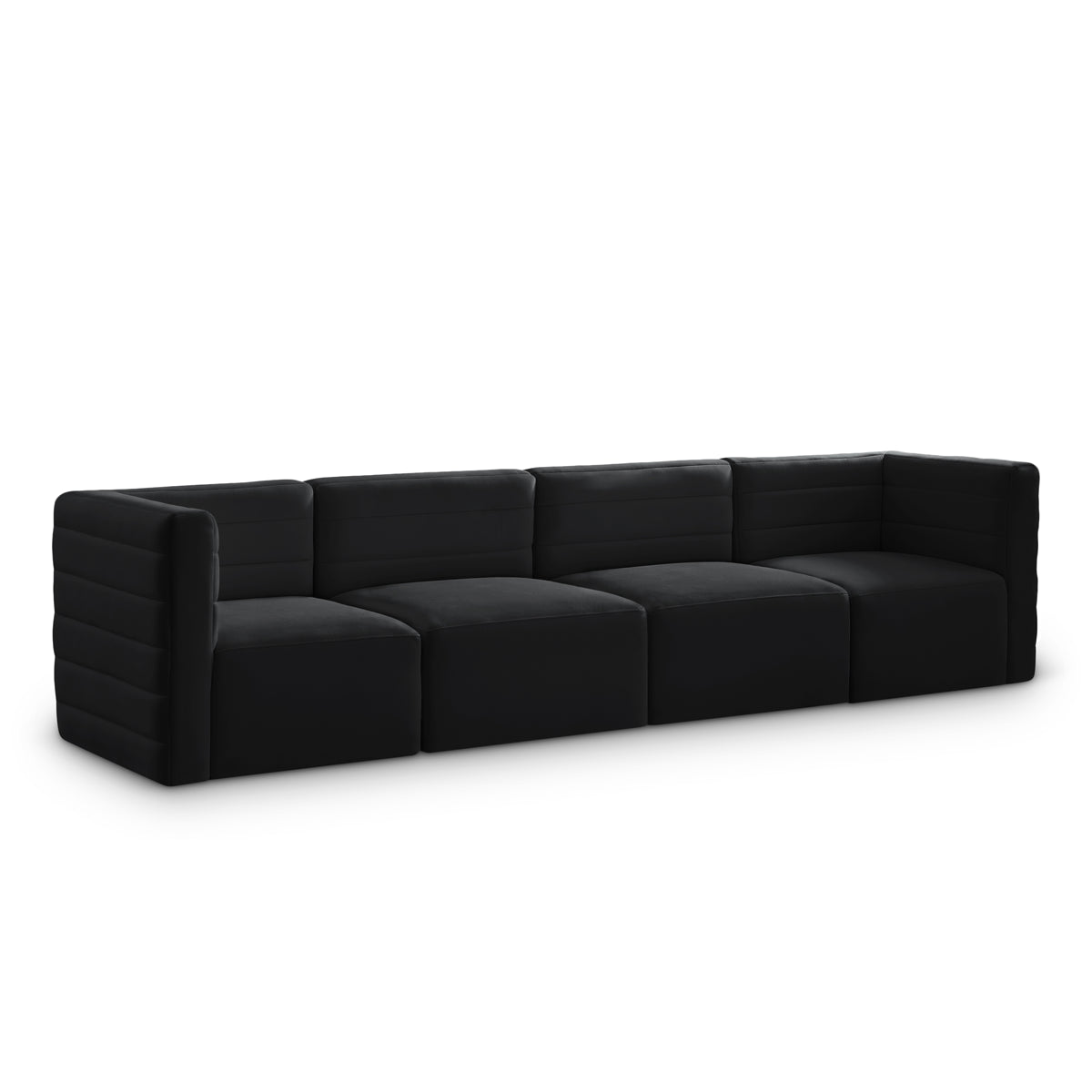 Quincy Velvet Modular Comfort Sofa