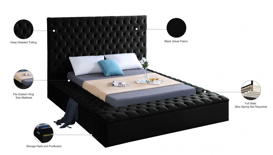 Bliss Velvet Bed