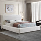 Devin Linen Textured Fabric Bed