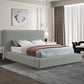 Devin Linen Textured Fabric Bed