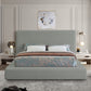 Devin Linen Textured Fabric Bed