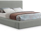 Devin Linen Textured Fabric Bed