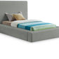 Devin Linen Textured Fabric Bed