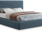 Devin Linen Textured Fabric Bed